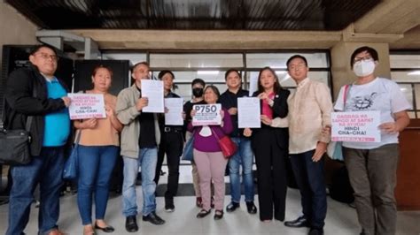 P750 hike in daily wages for private sector workers sought.